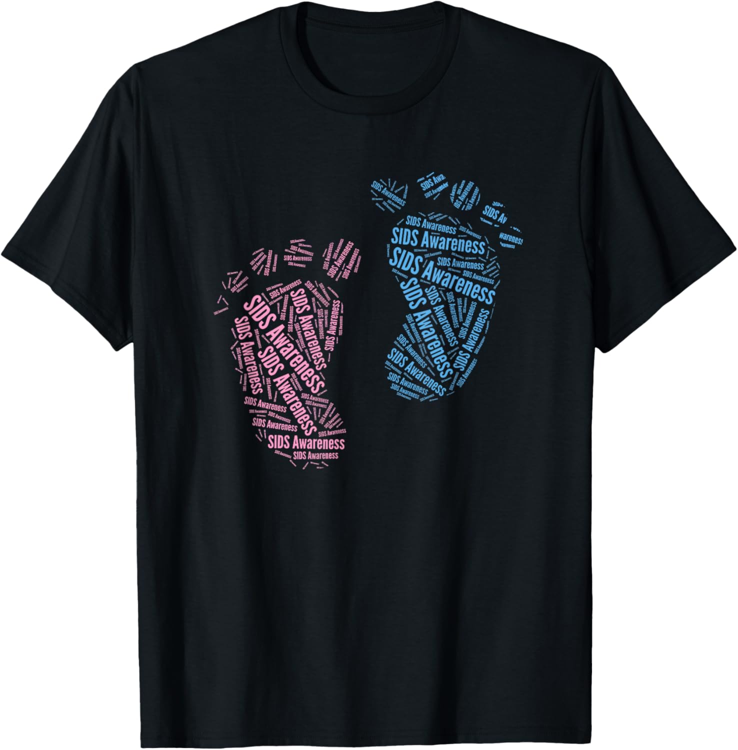 SIDS Awareness Baby Footprint Infant Loss Support