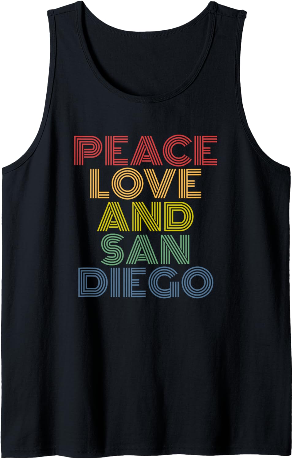 San Diego California peace love retro 70s vintage style
