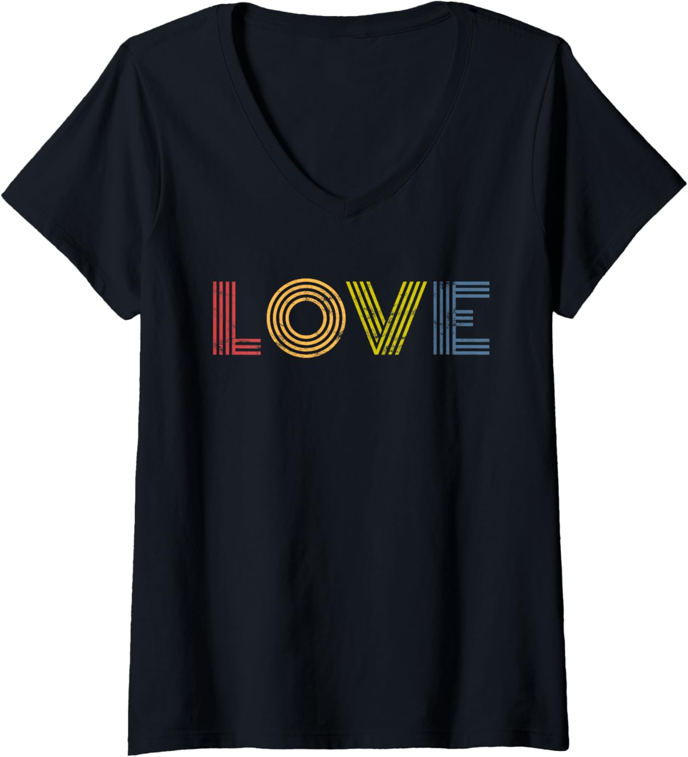 Love vintage distressed rock concert music festival 70s