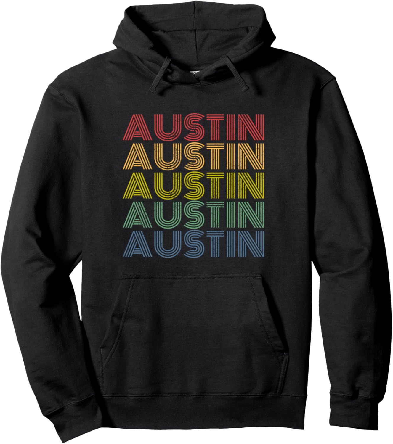 Austin Texas retro distressed vintage 70s