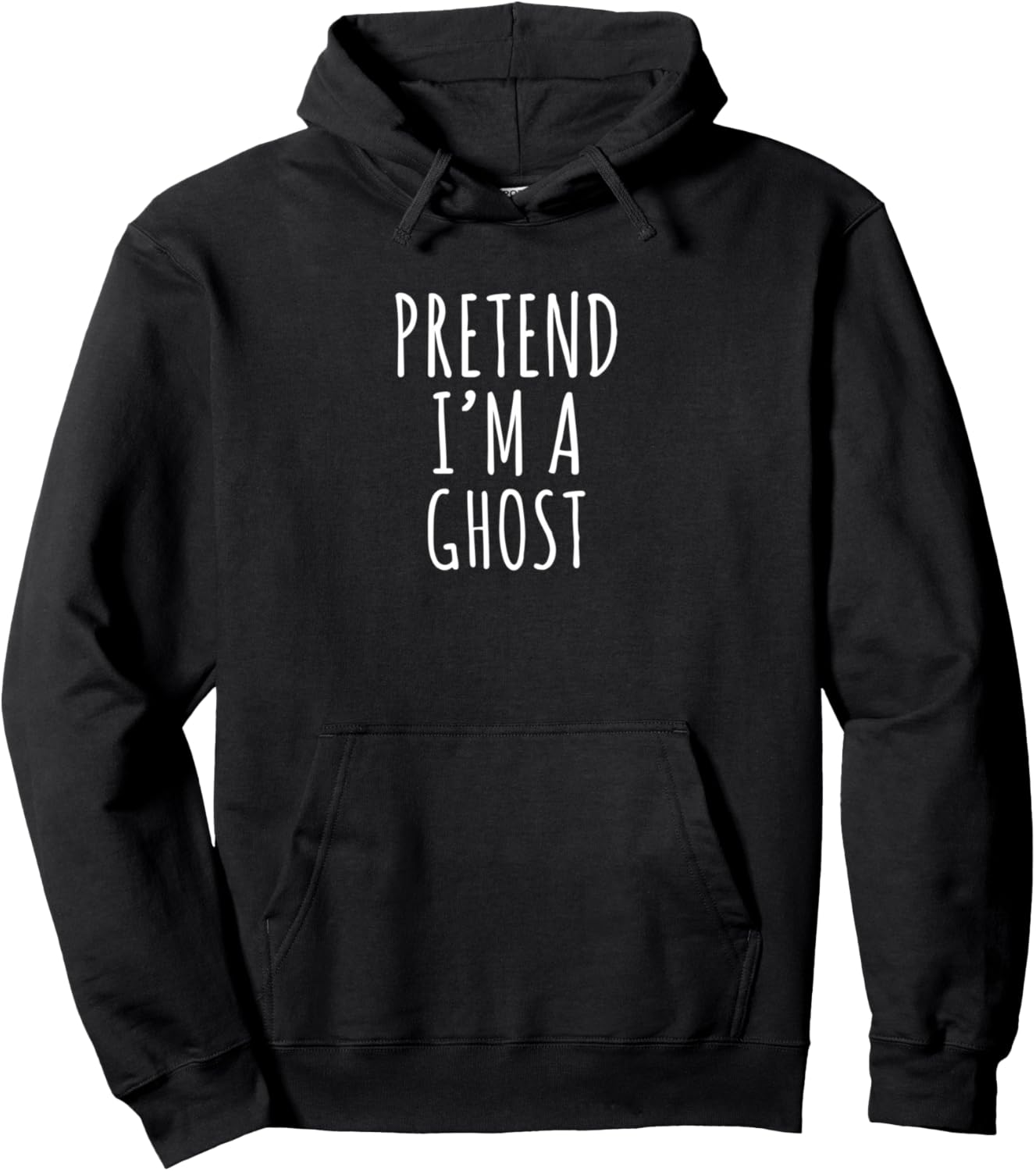 Pretend Im A Ghost funny lazy Halloween costume outfit