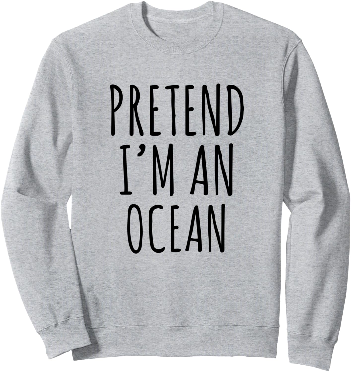 Lazy Halloween Costume Pretend I'm A Ocean Simple