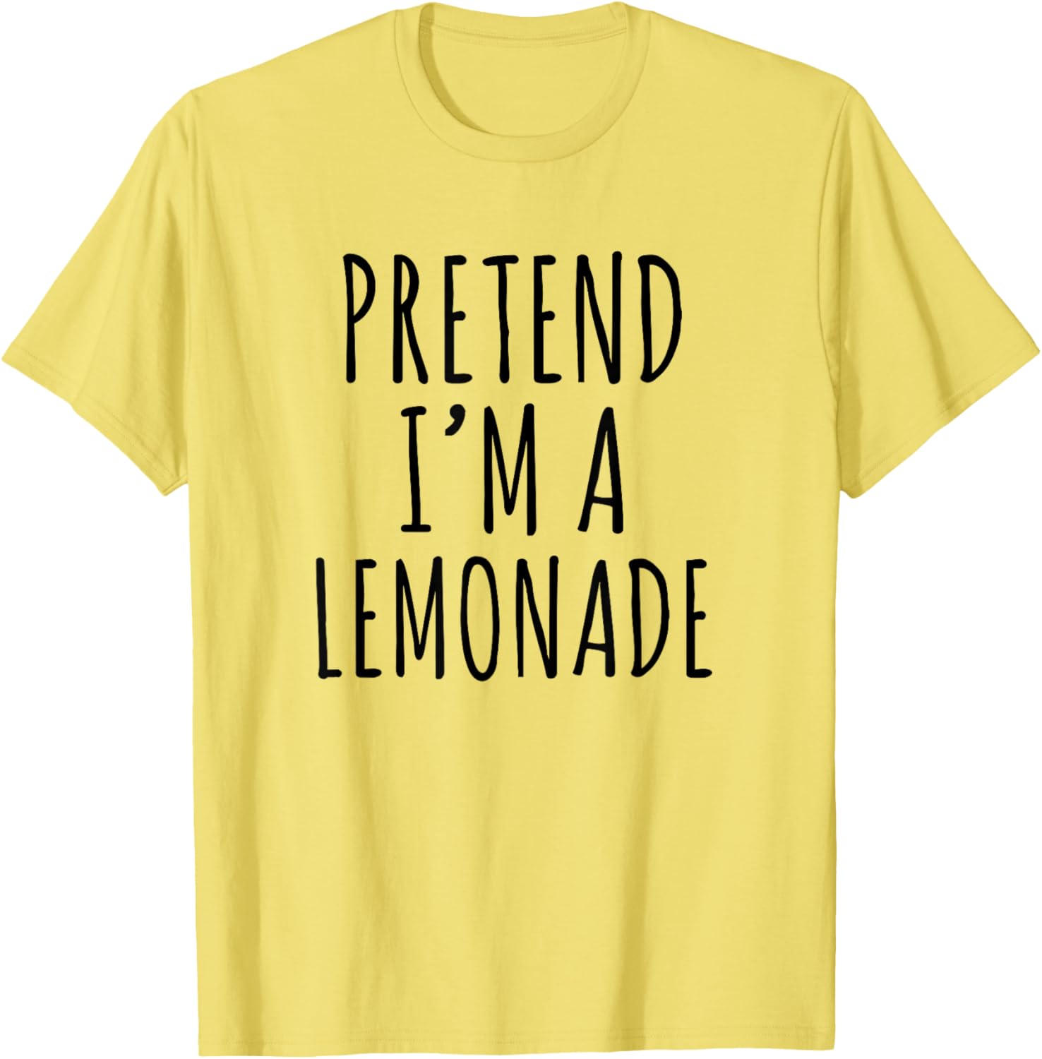 Lazy Halloween Costume Pretend I'm A Lemonade Simple