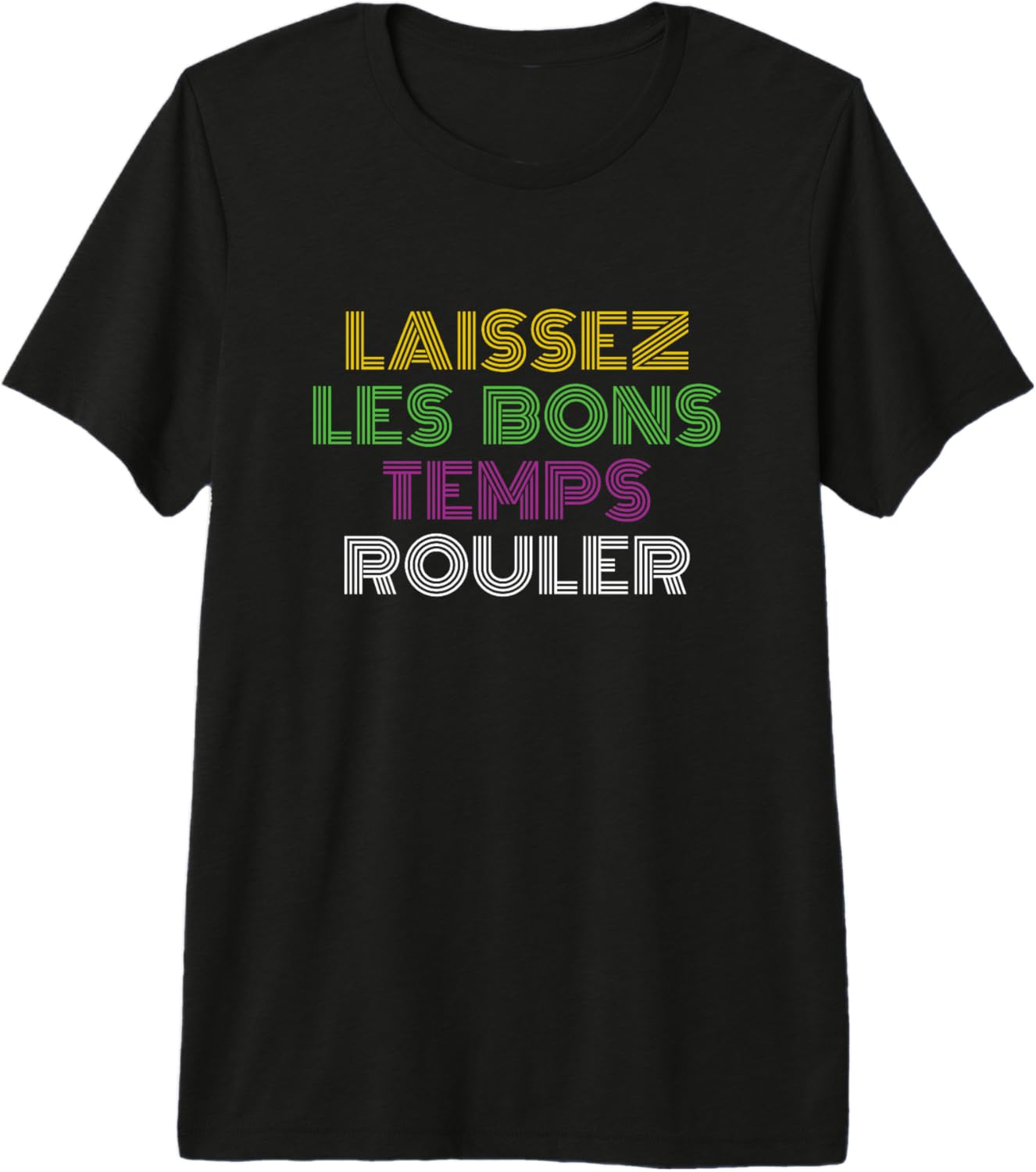Laissez Les Bons Temps Rouler Mardi Gras New Orleans Retro