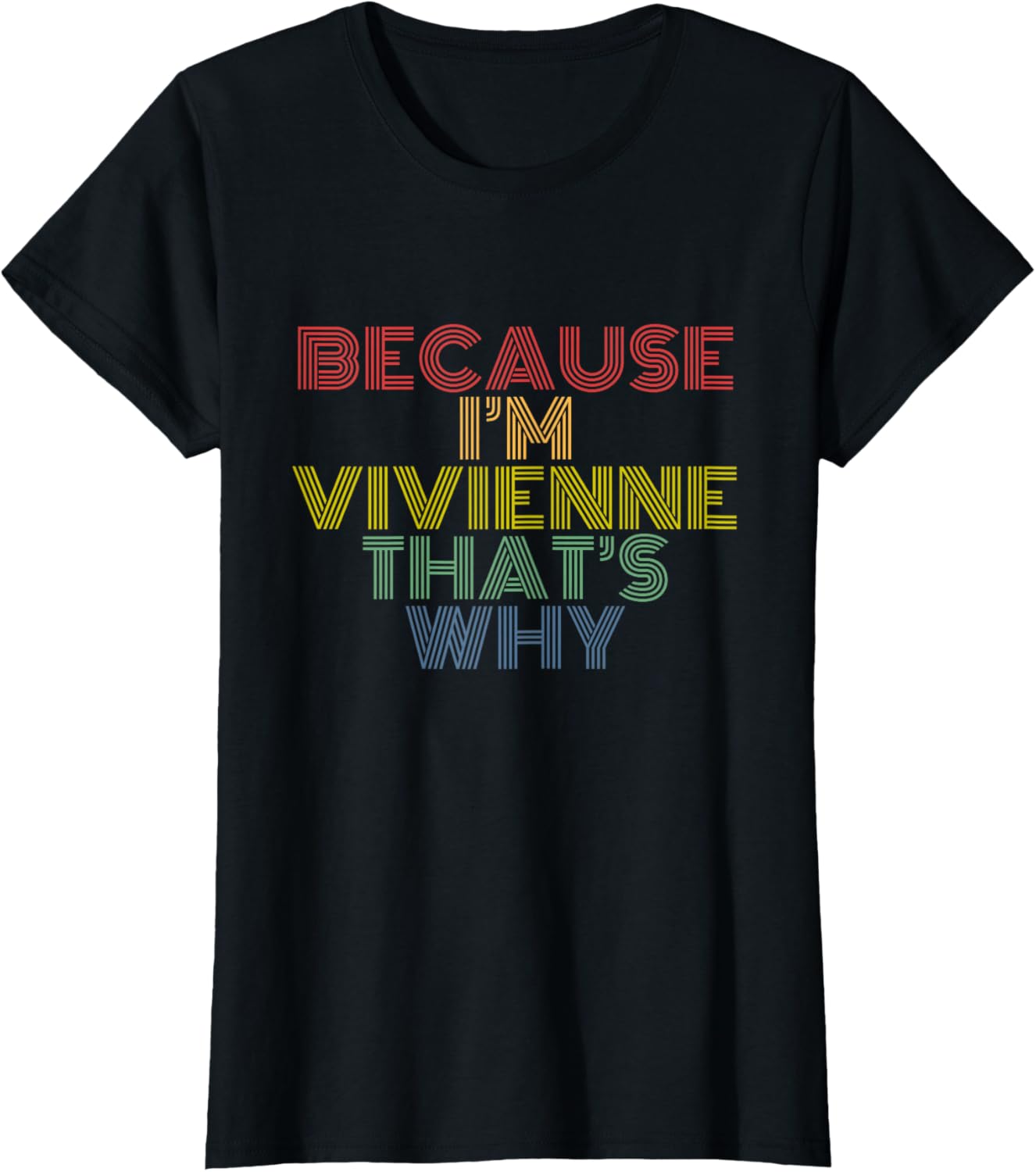 Because I'm Vivienne That's Why Funny Personalized Name