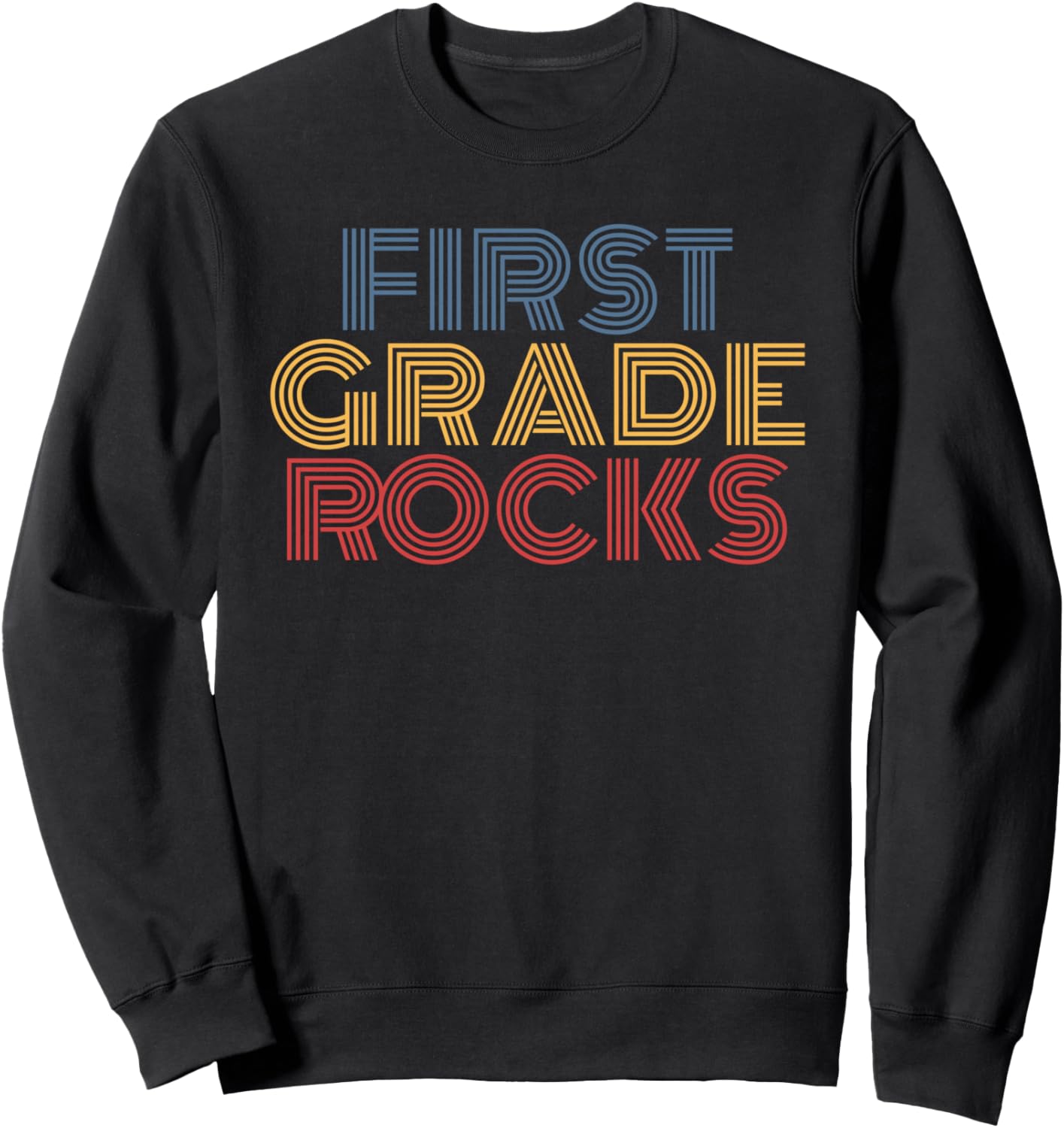 First Grade Rocks 1st Grade Rocks Teacher Student retro