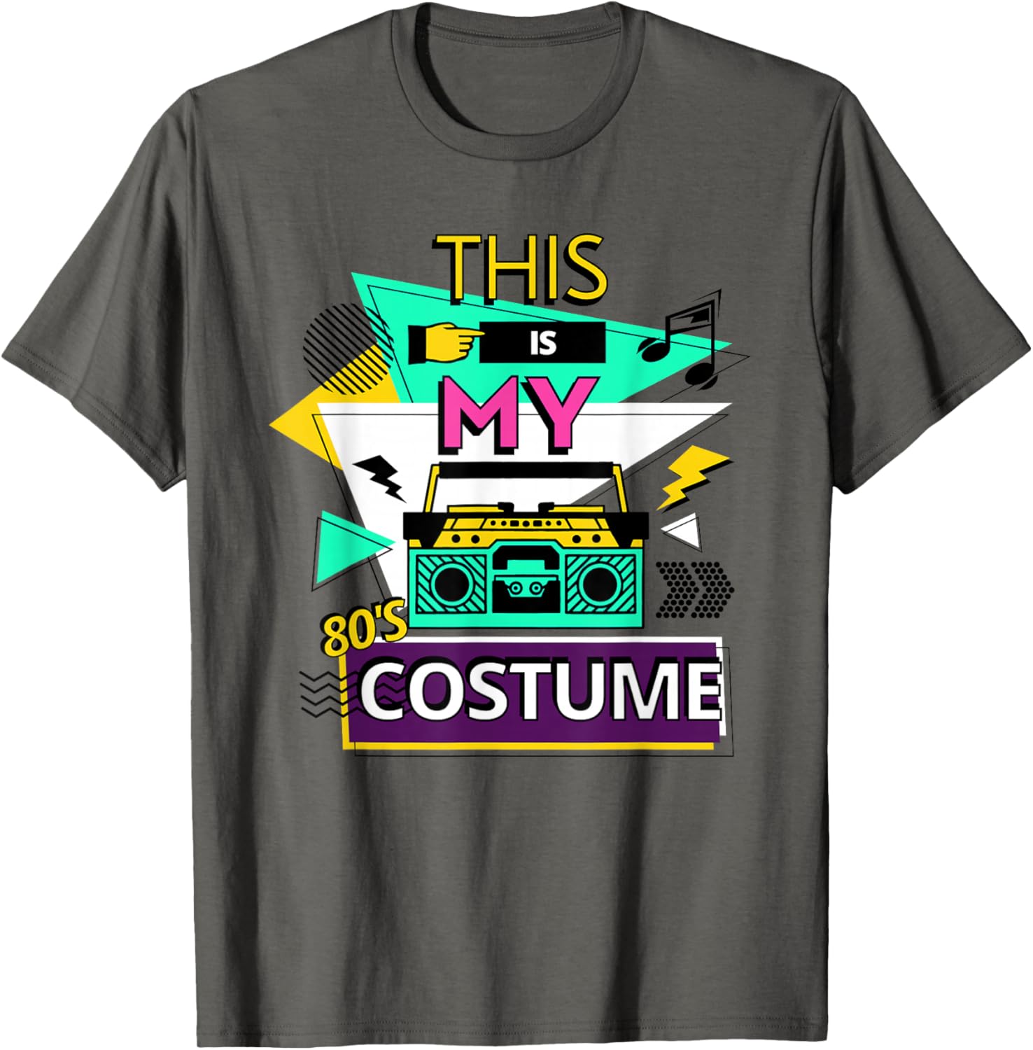 This Is My 80s Costume Funny Retro Boom Box Music