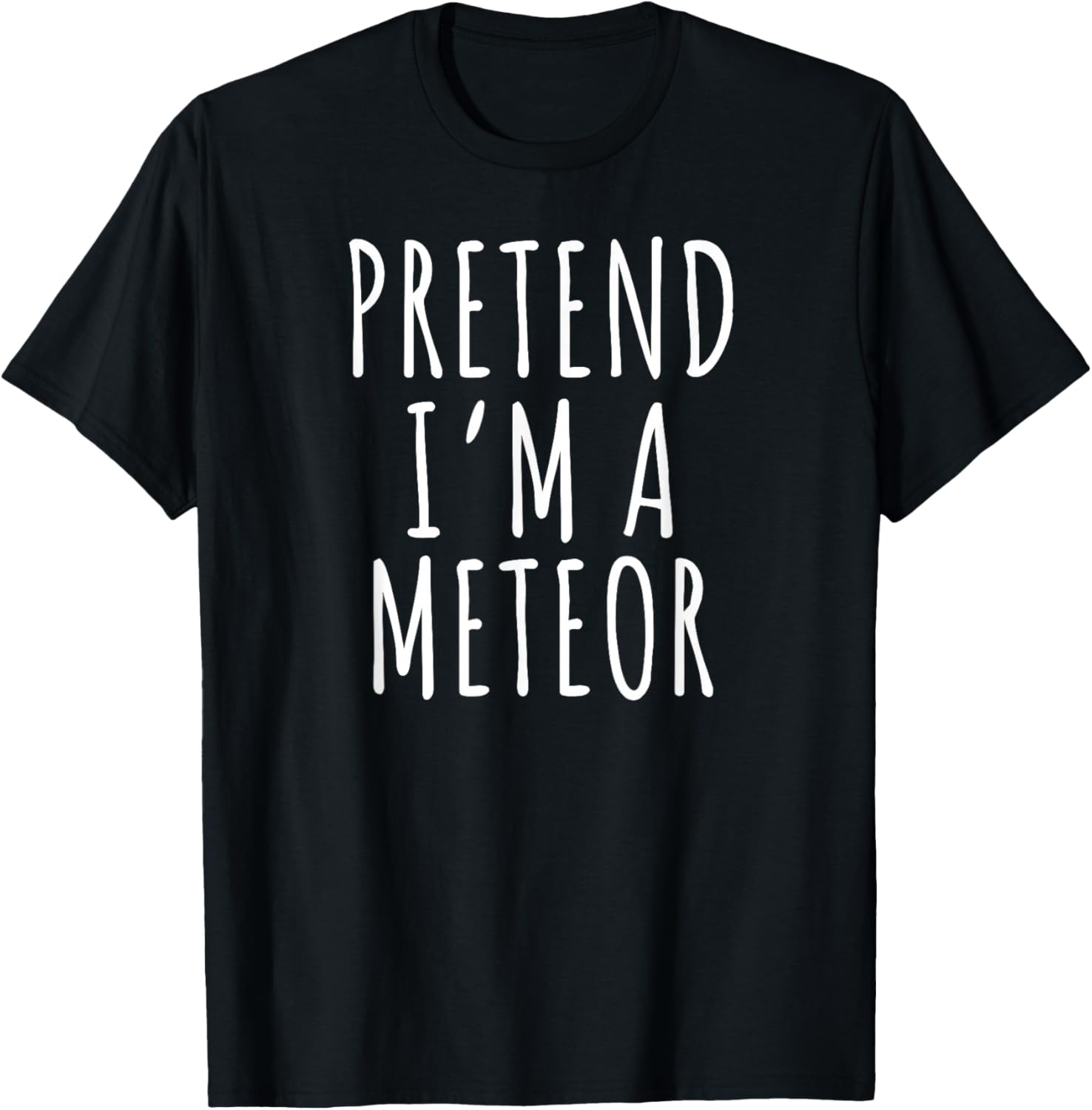 Lazy Halloween Costume Shirt Pretend I'm Meteor