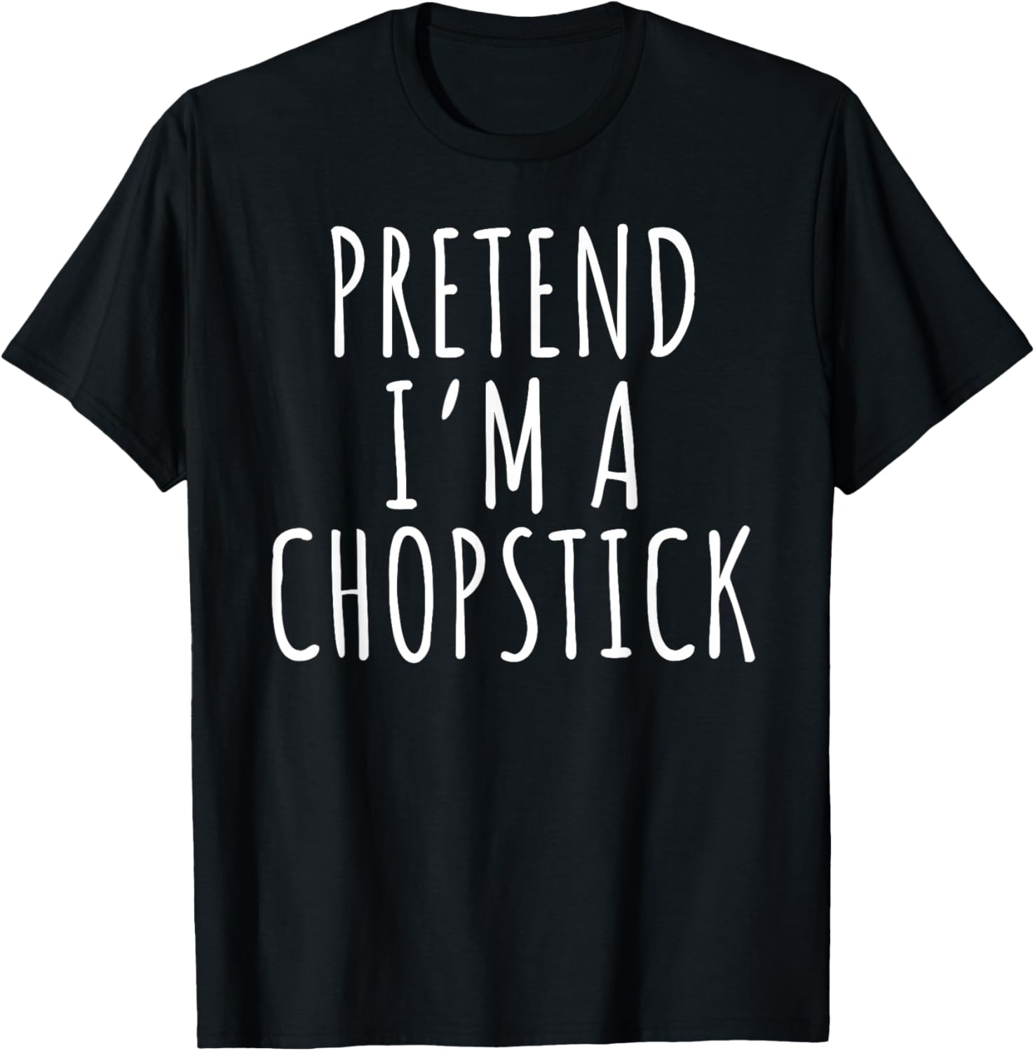 Lazy Halloween Costume Shirt Pretend I'm Chopstick