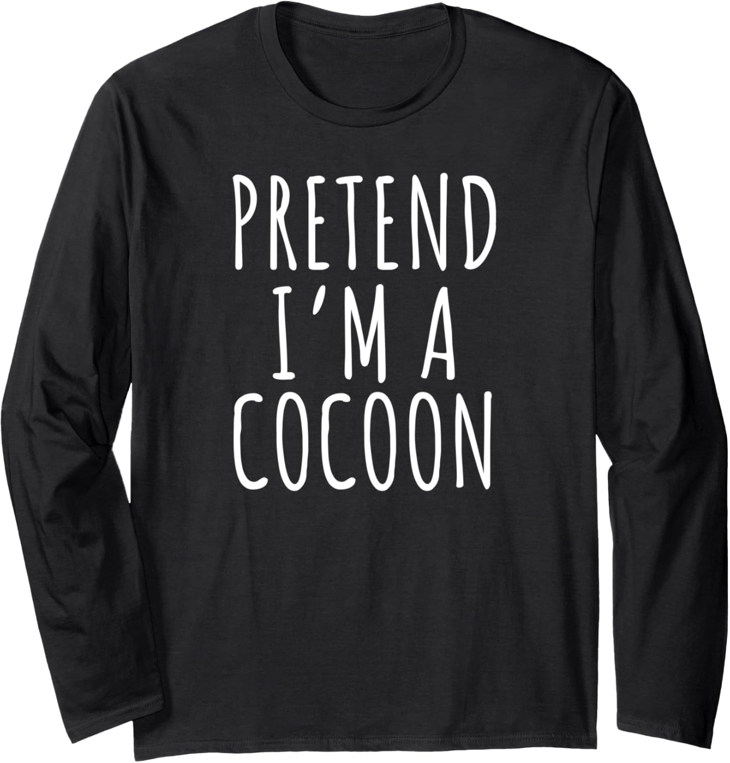 Lazy Halloween Costume Shirt Pretend I'm A Cocoon