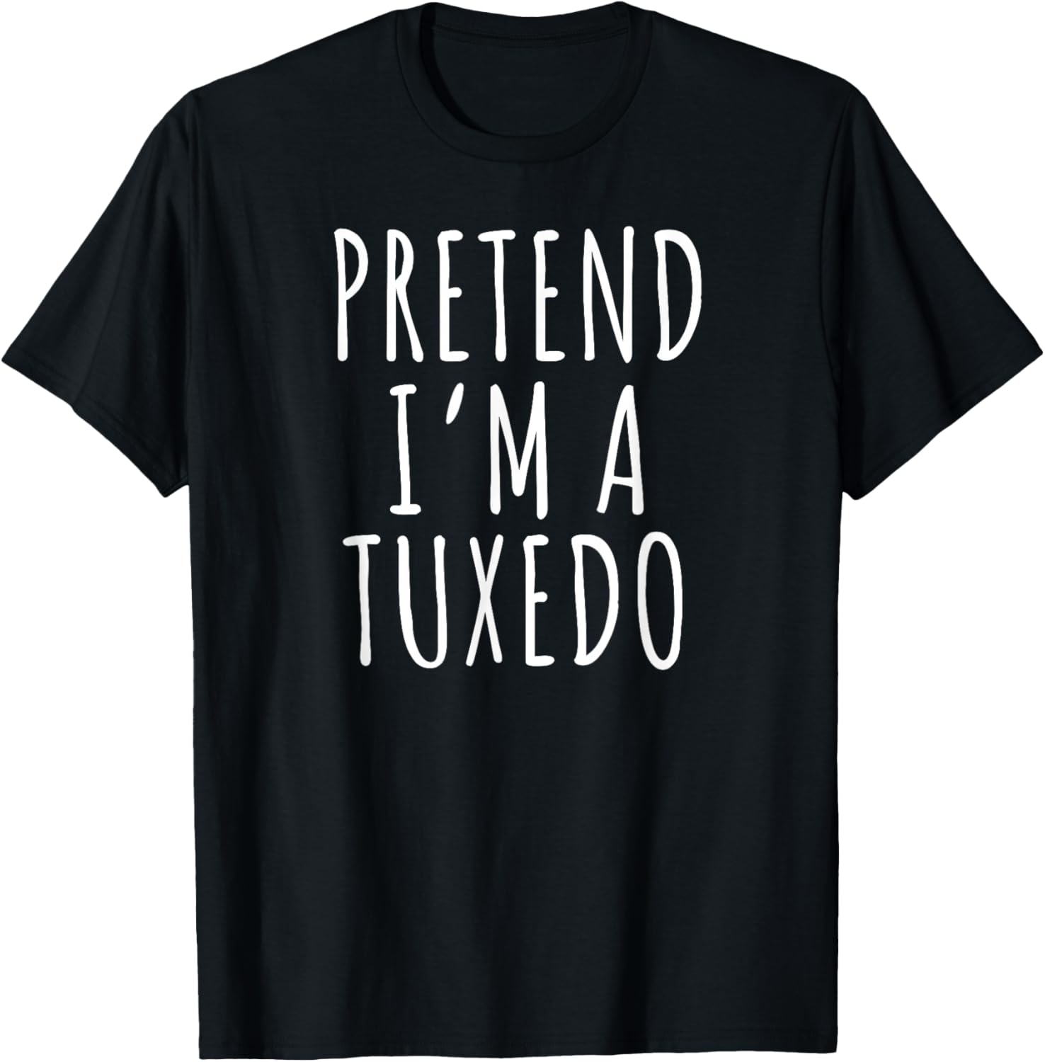 Pretend I'm A Tuxedo Funny Lazy Halloween Costume Party