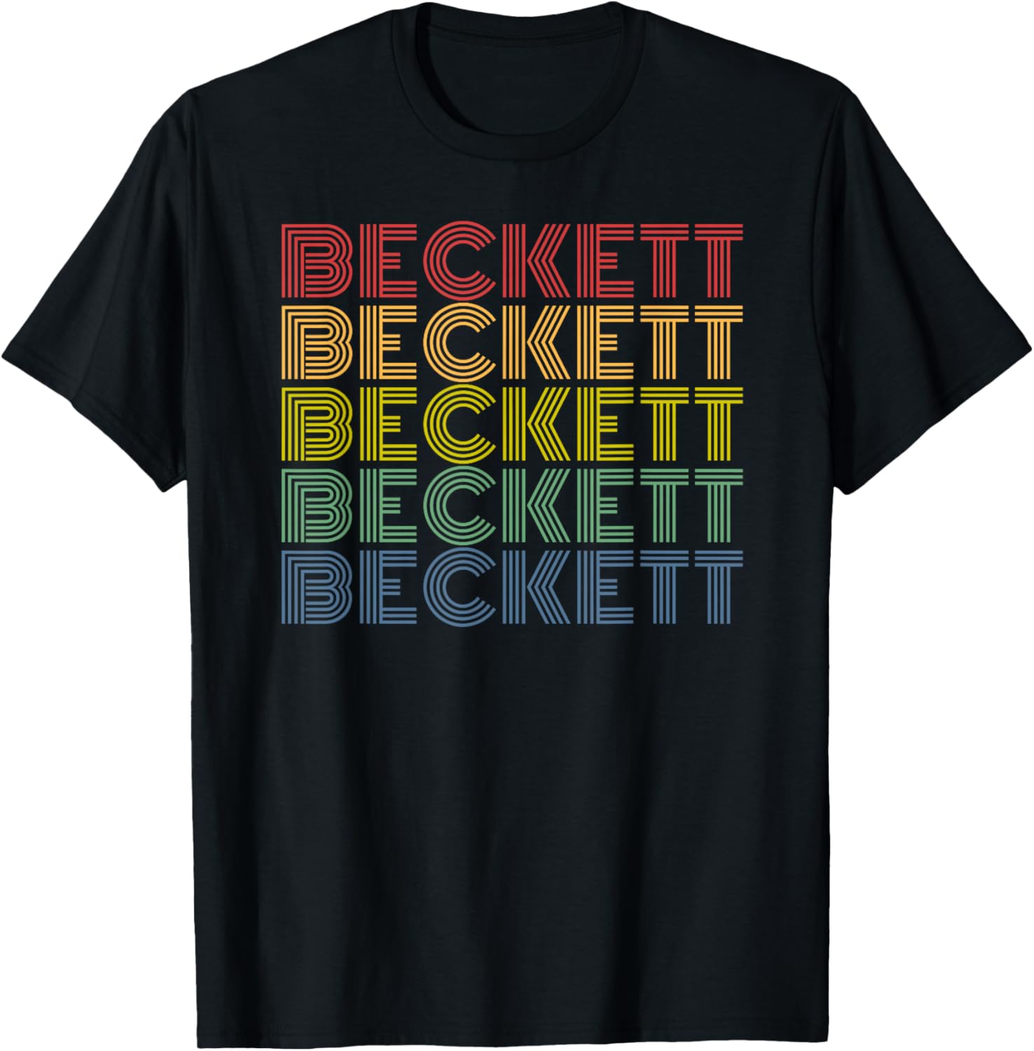 Beckett Personalized Name retro 70s vintage