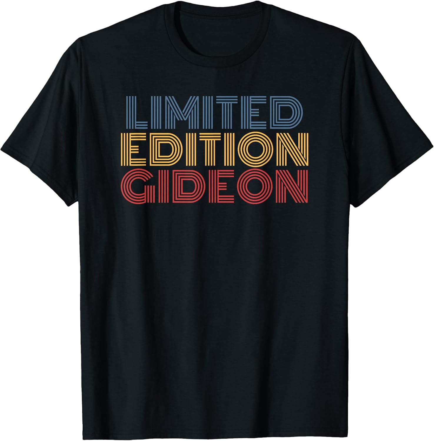 Limited Edition Gideon Name Saying Retro