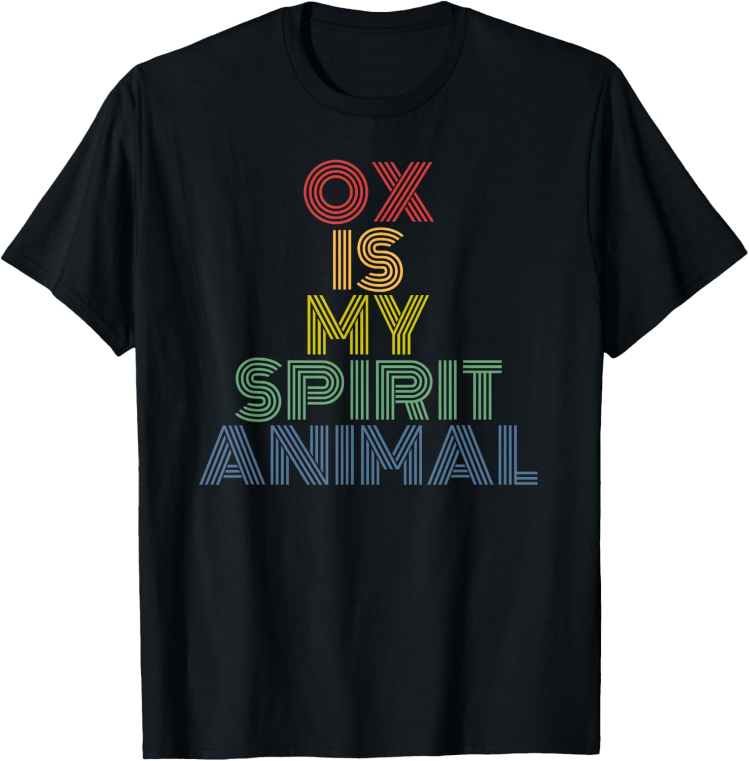 Ox Is My Spirit Animal retro 70s vintage