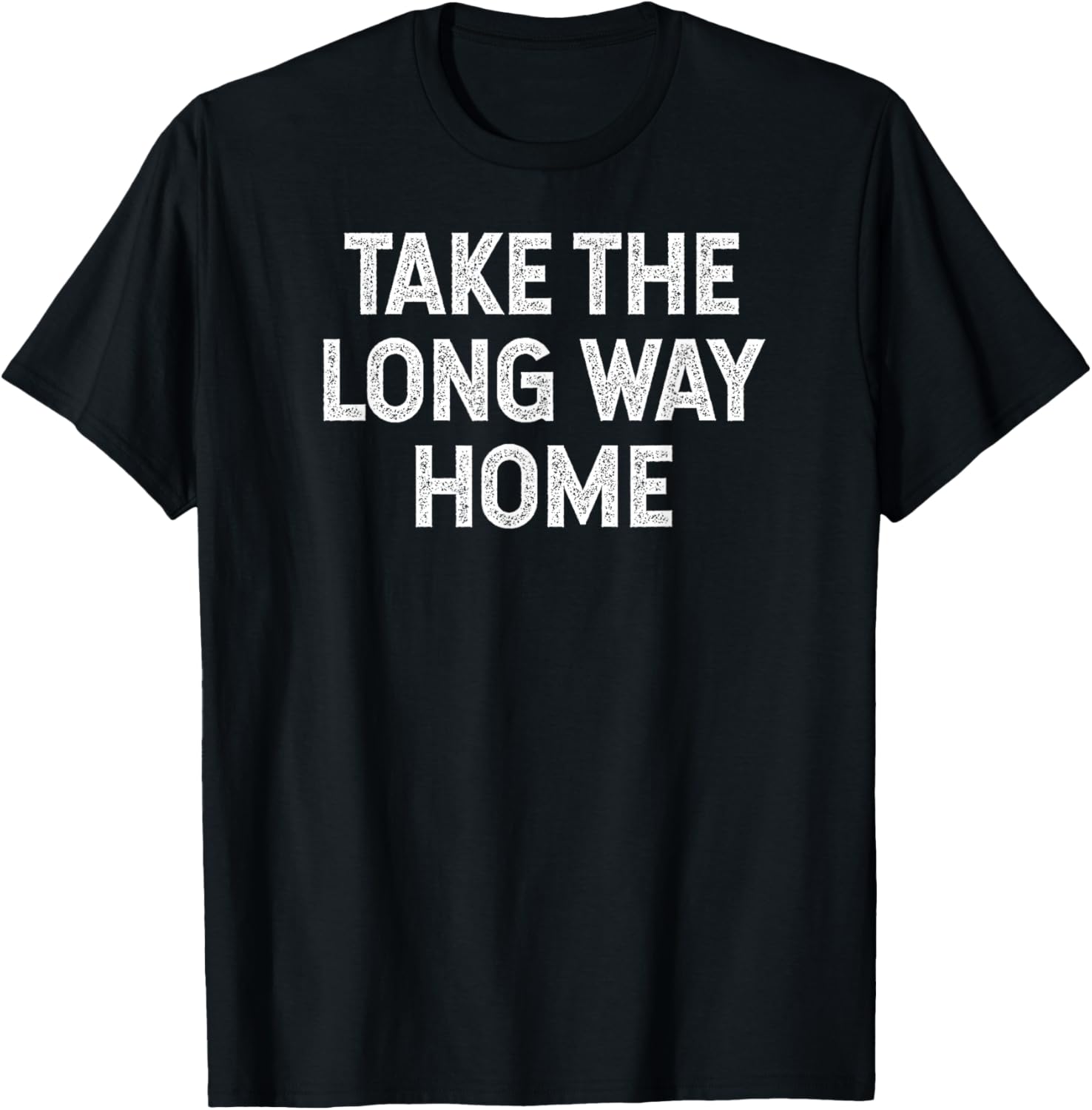 Take The Long Way Home hiking camping retro vintage