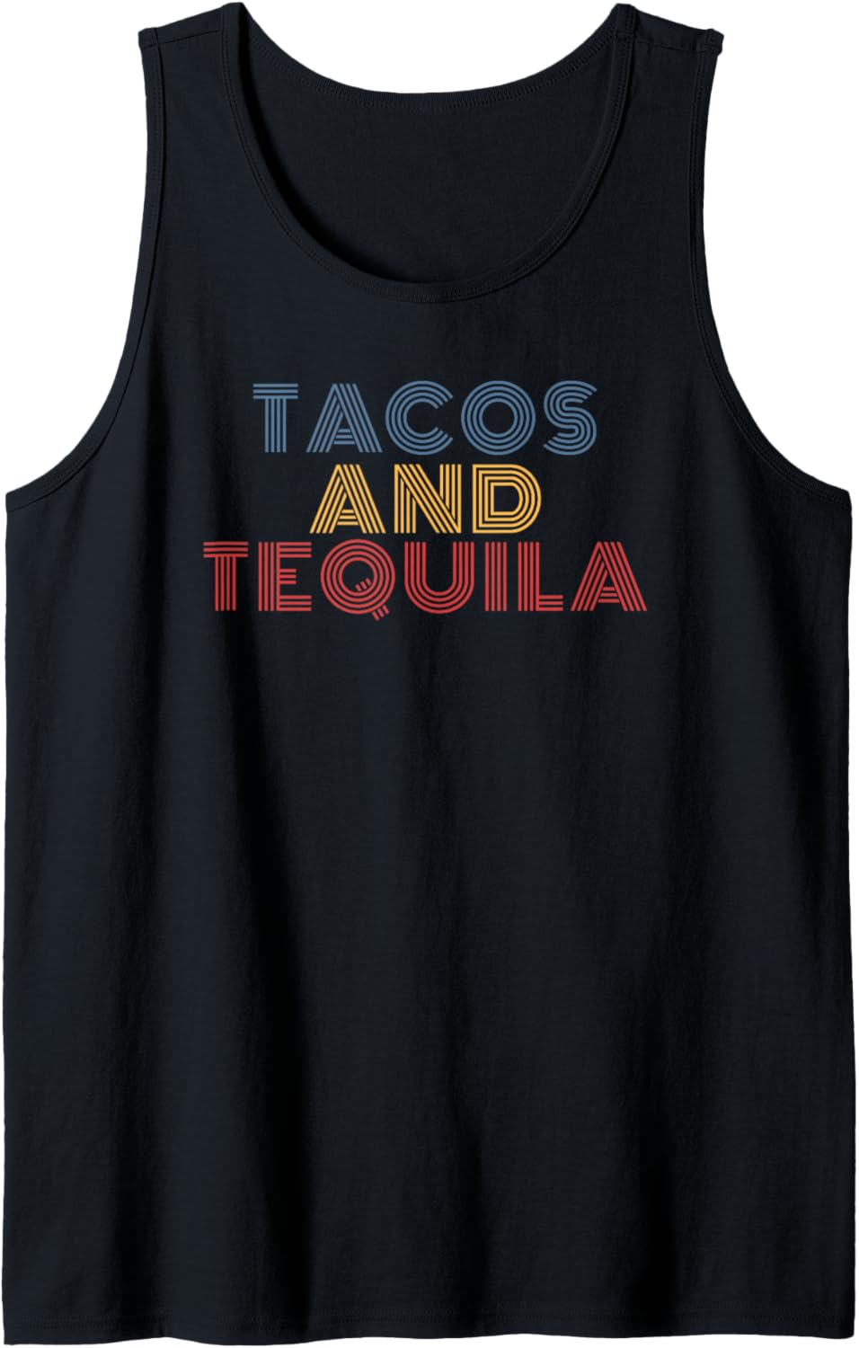 Tacos And Tequila Retro Food Phrase