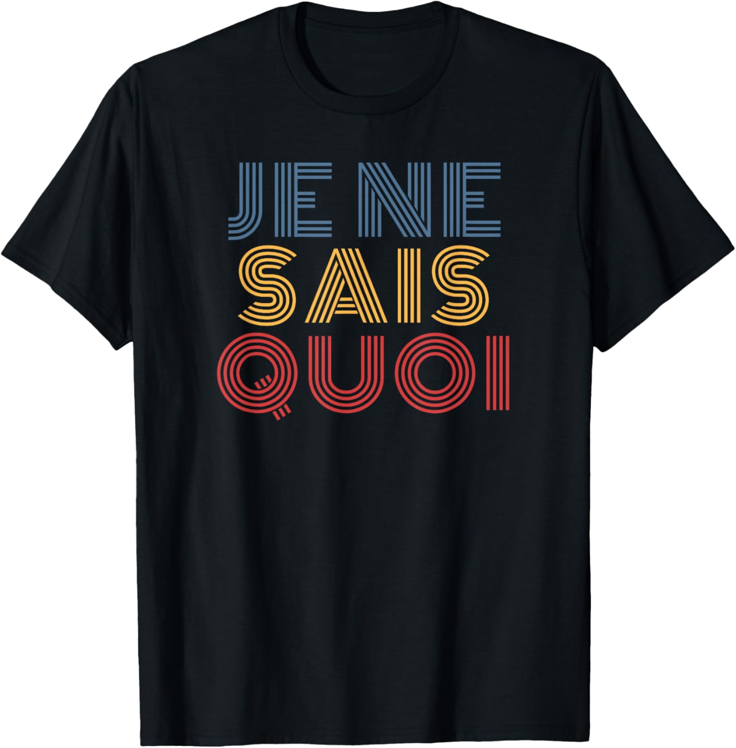 Je Ne Sais Quoi Retro Vintage 70s French Typography