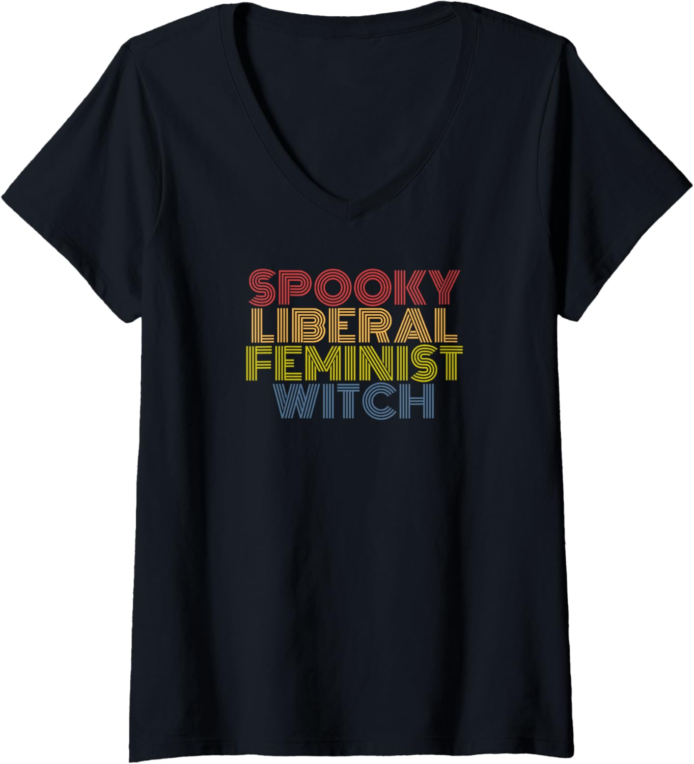 Spooky Liberal Feminist Witch retro 70s vintage