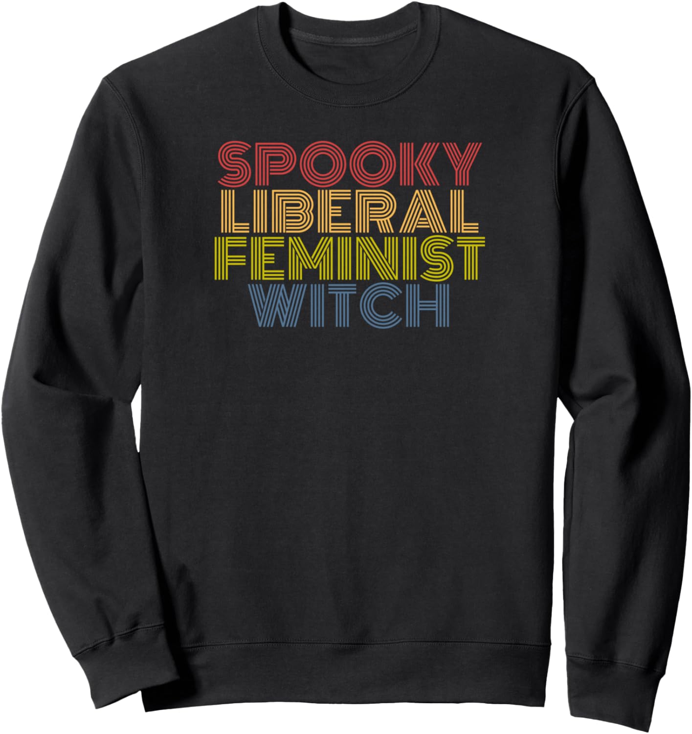 Spooky Liberal Feminist Witch retro 70s vintage
