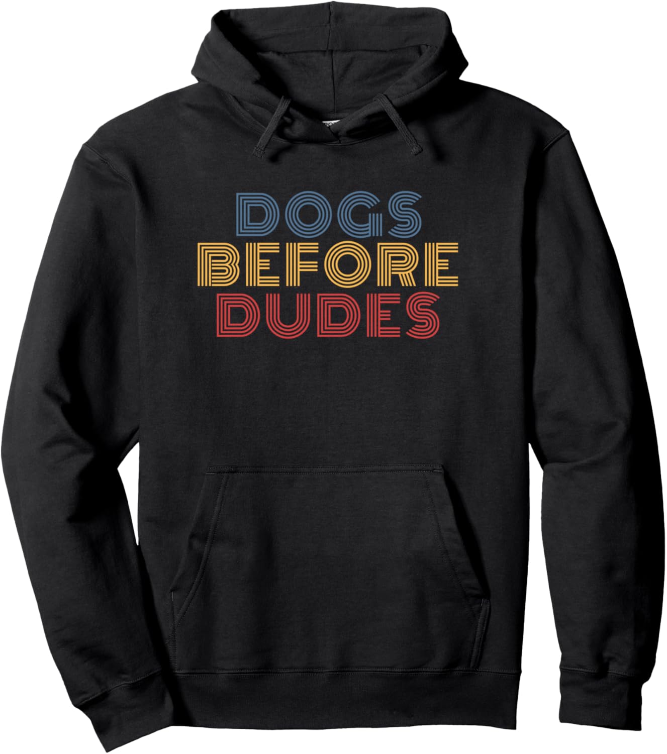 Dogs Before Dudes retro 70s vintage