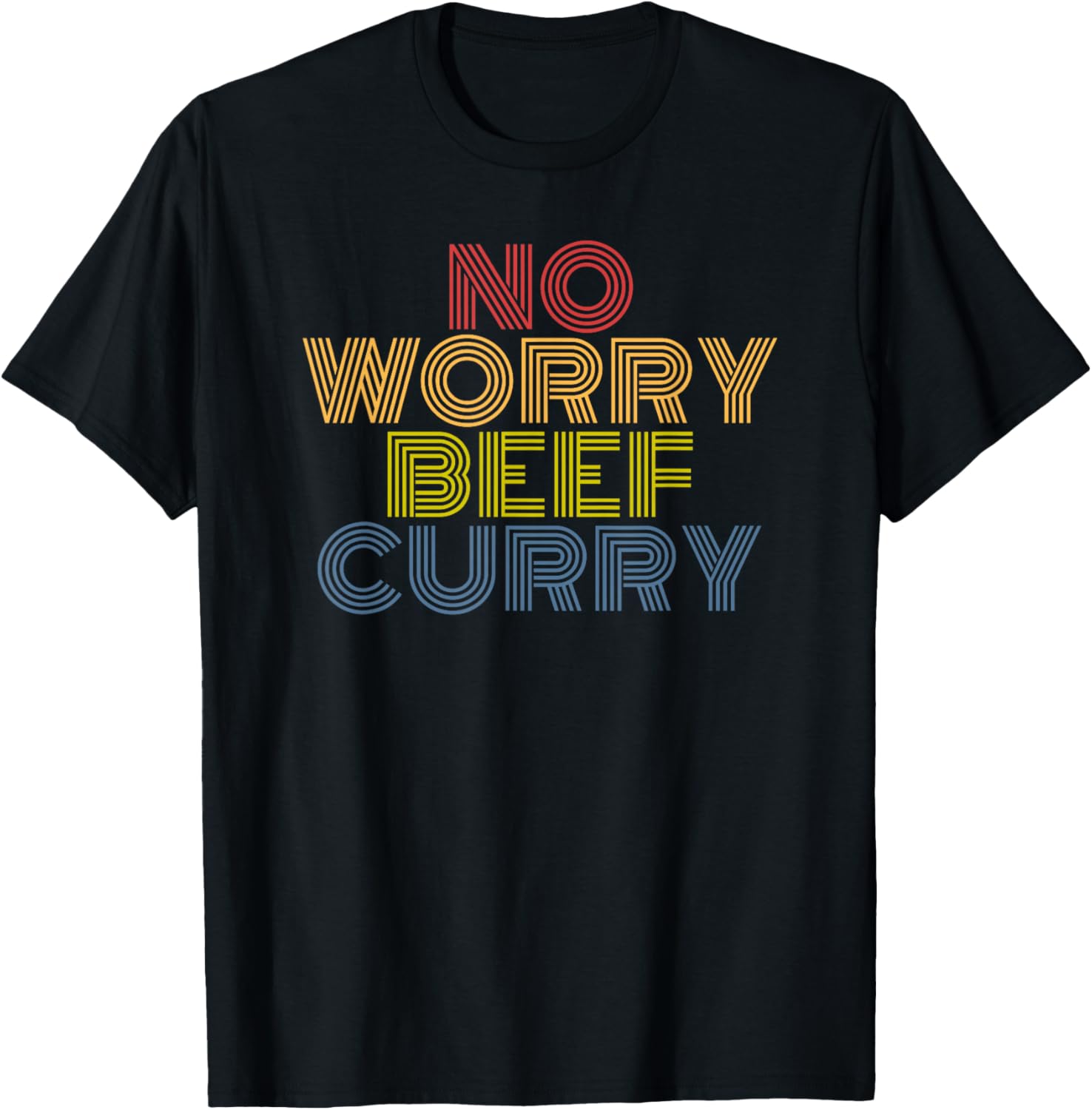 No Worry Beef Curry retro 70s vintage