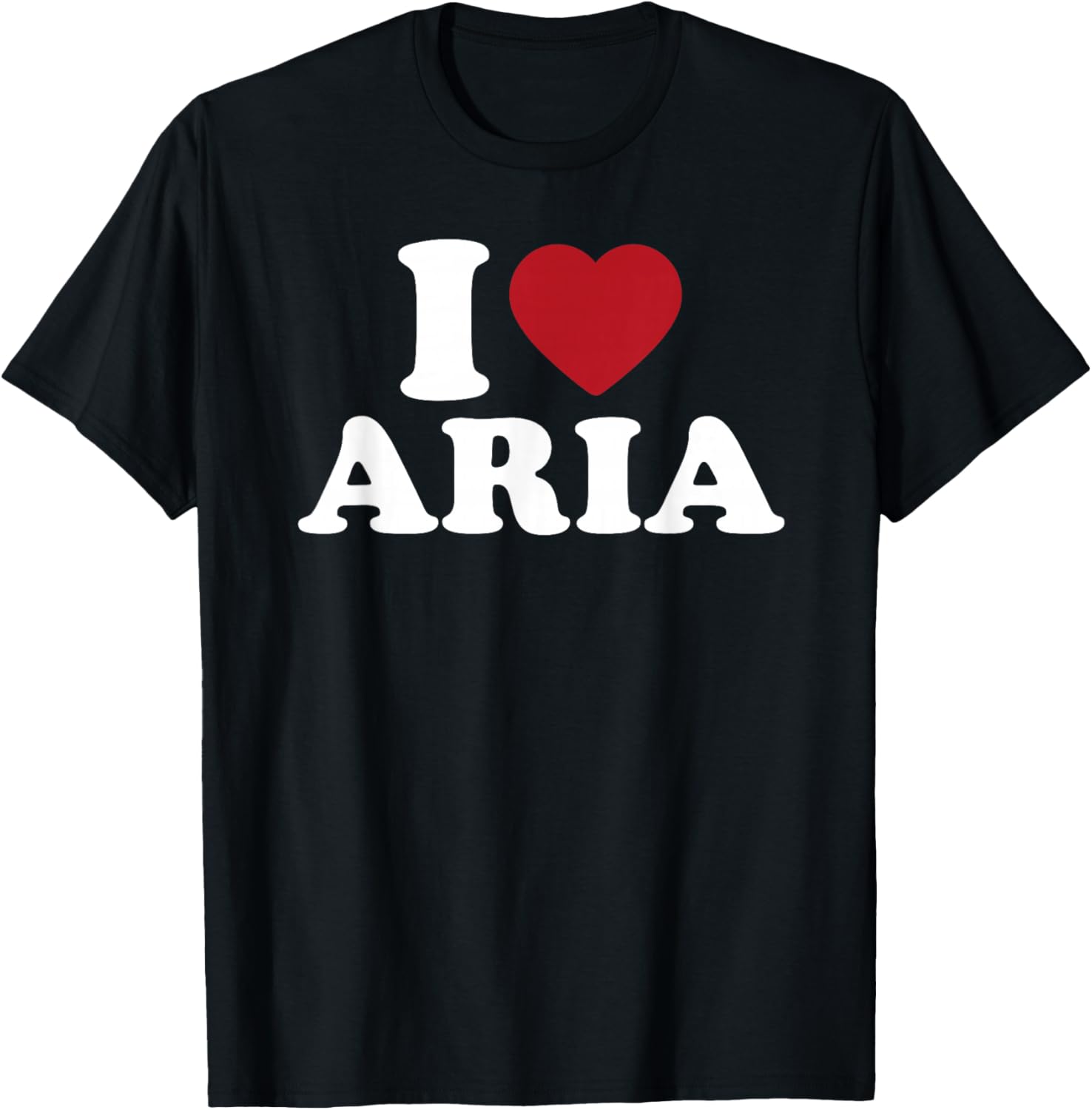 I Love Aria, I Heart Aria Red Heart