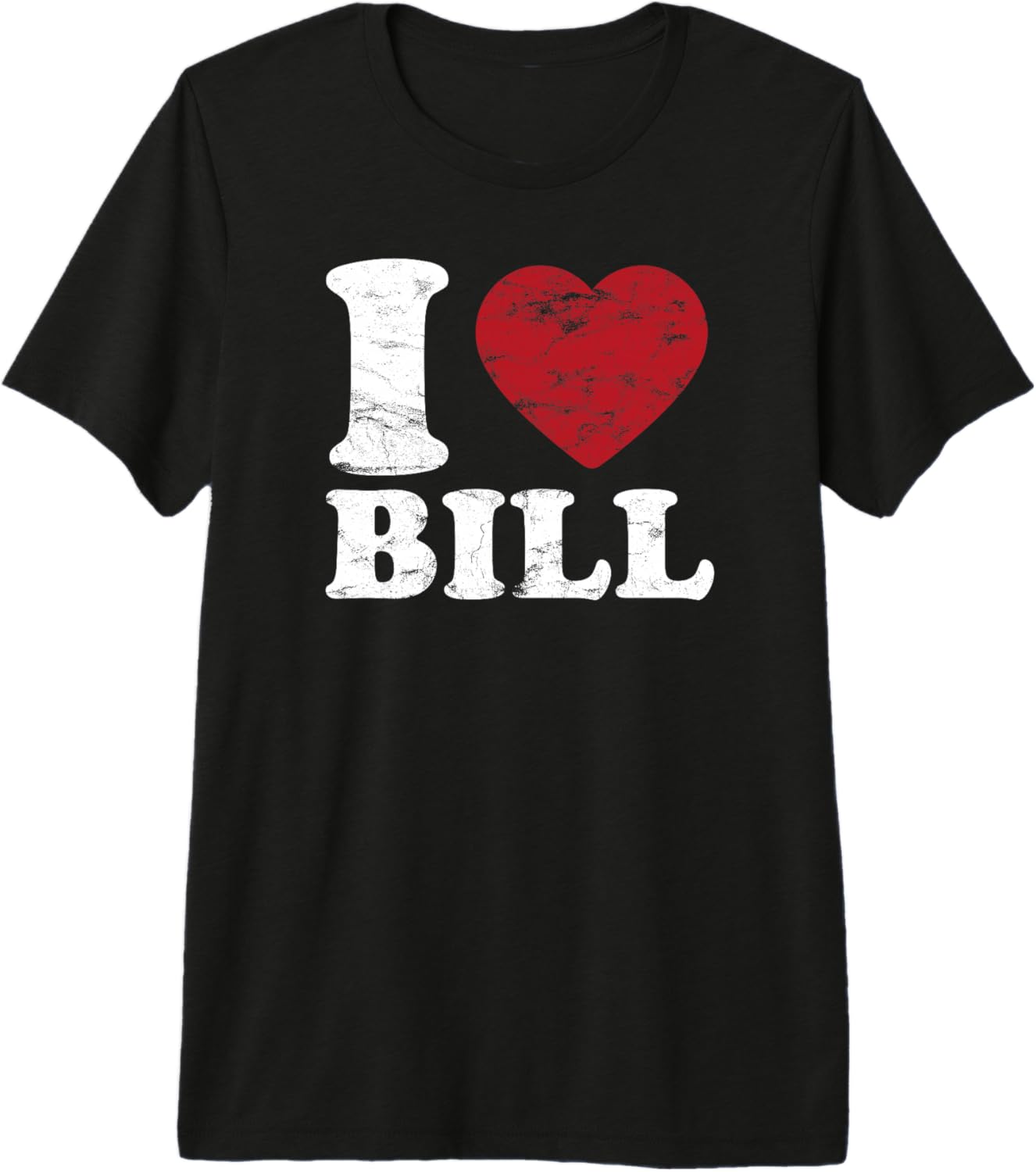 Bill I Love Bill Retro Vintage Heart Funny