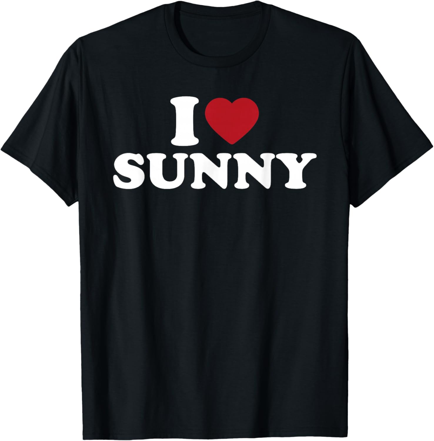I Love Sunny, I Heart Sunny Red Heart