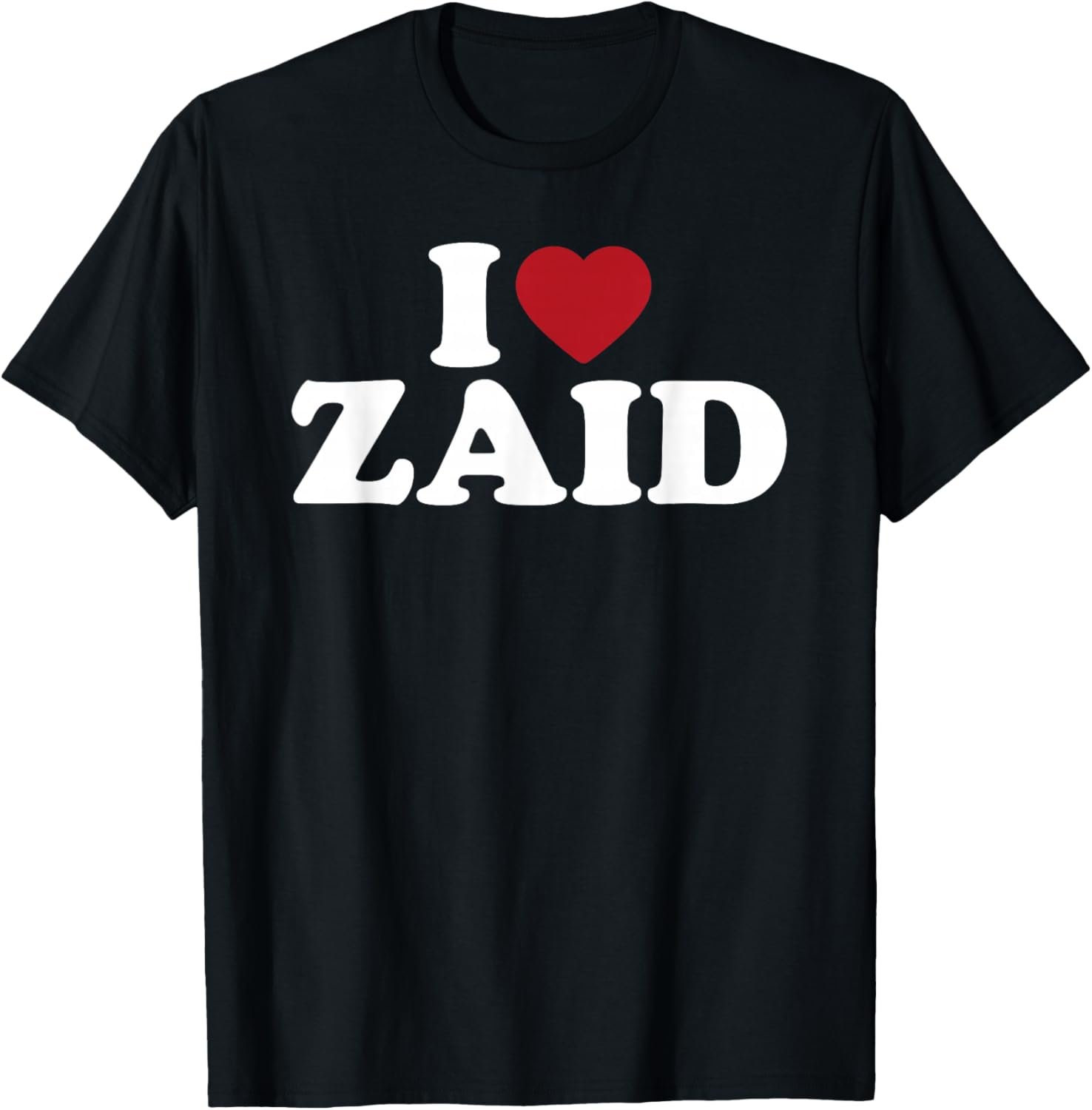 I Love Zaid, I Heart Zaid Red Heart