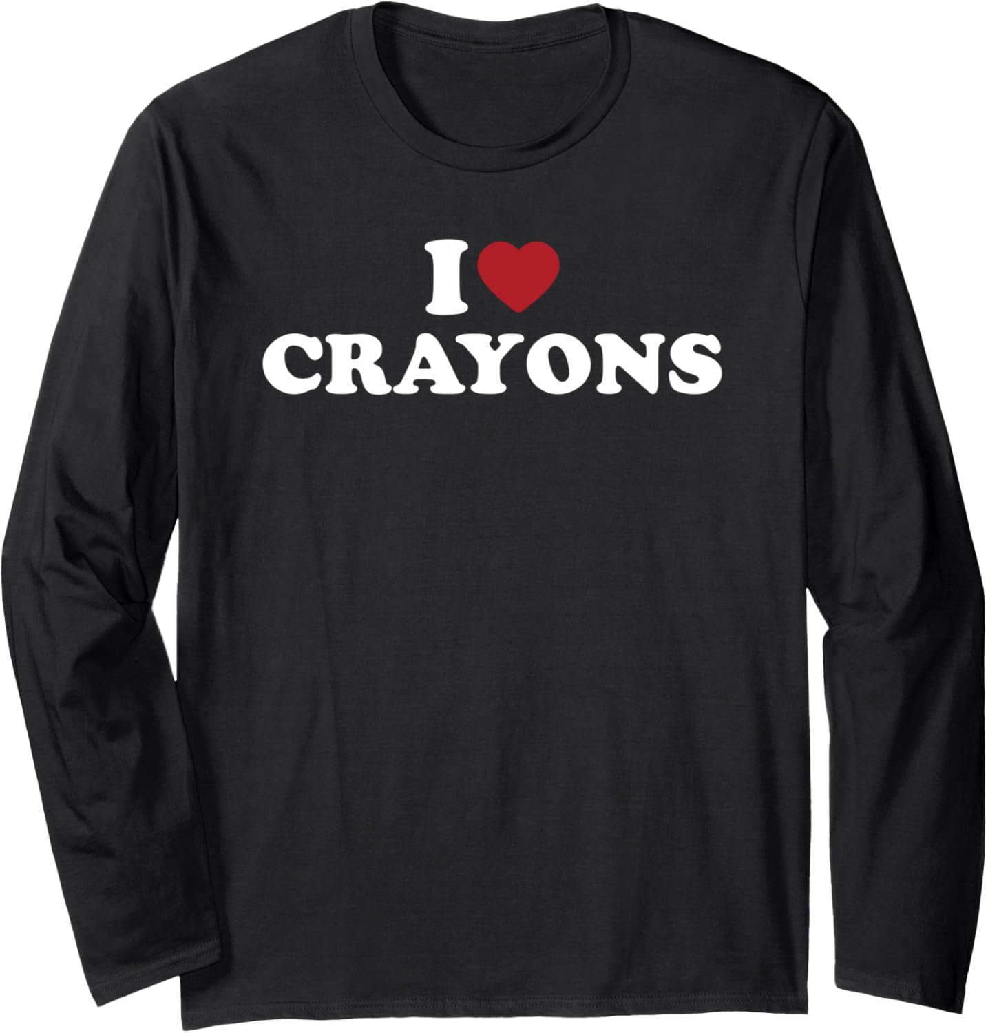 I Love Crayons coloring art kids drawing design
