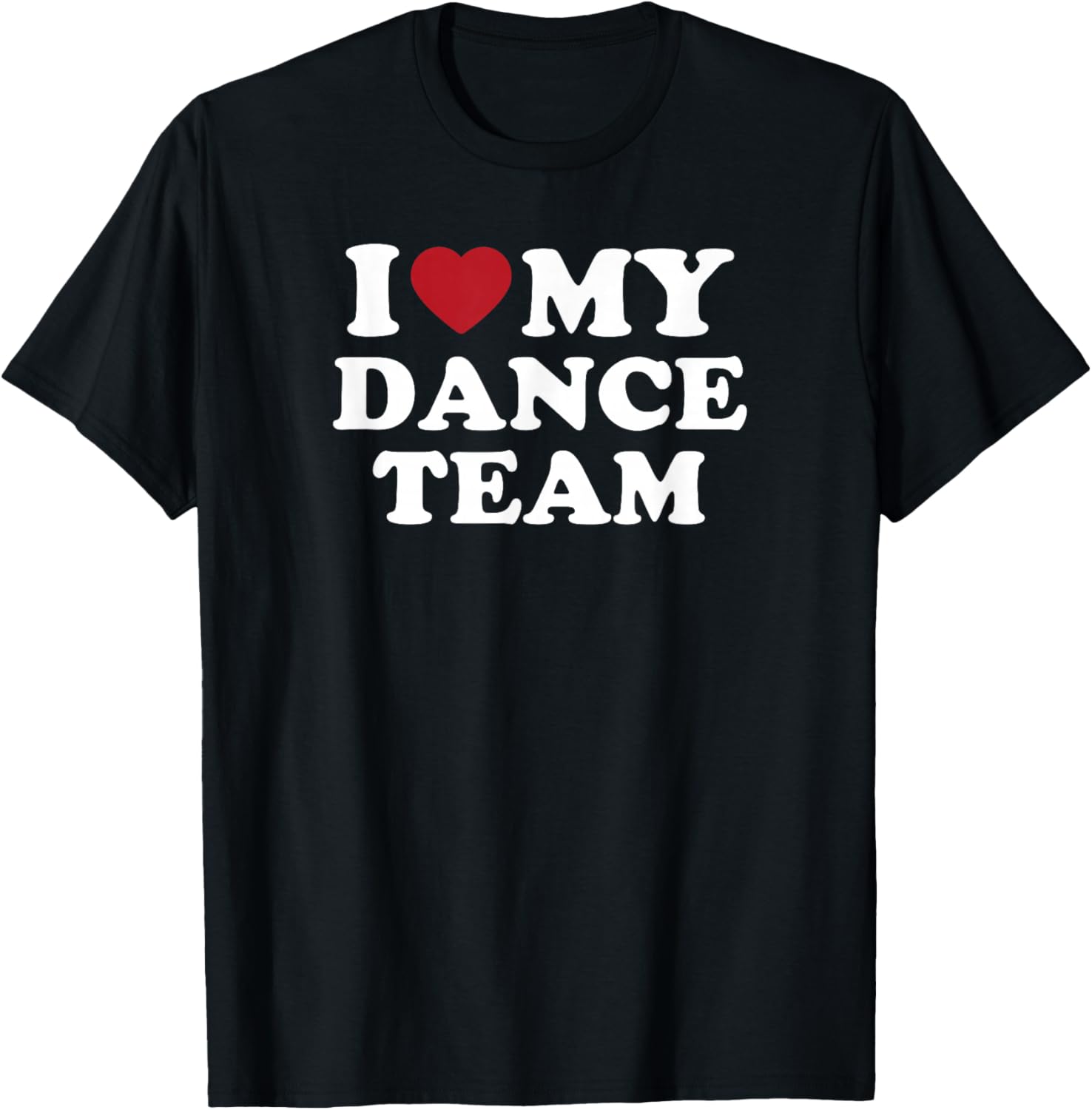 I Love My Dance Team heart dance squad spirit