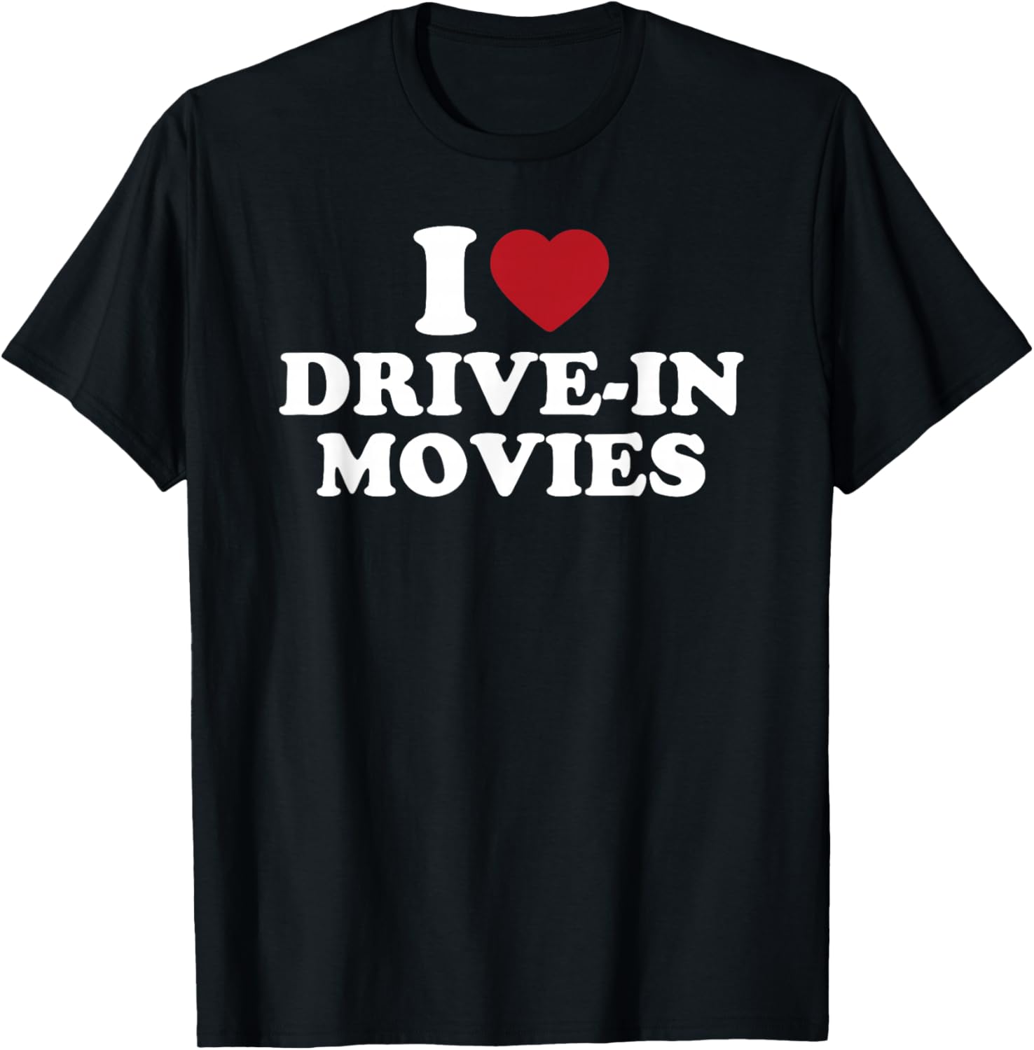 I Love Drive-In Movies Retro Vintage Movie Cinema Lover