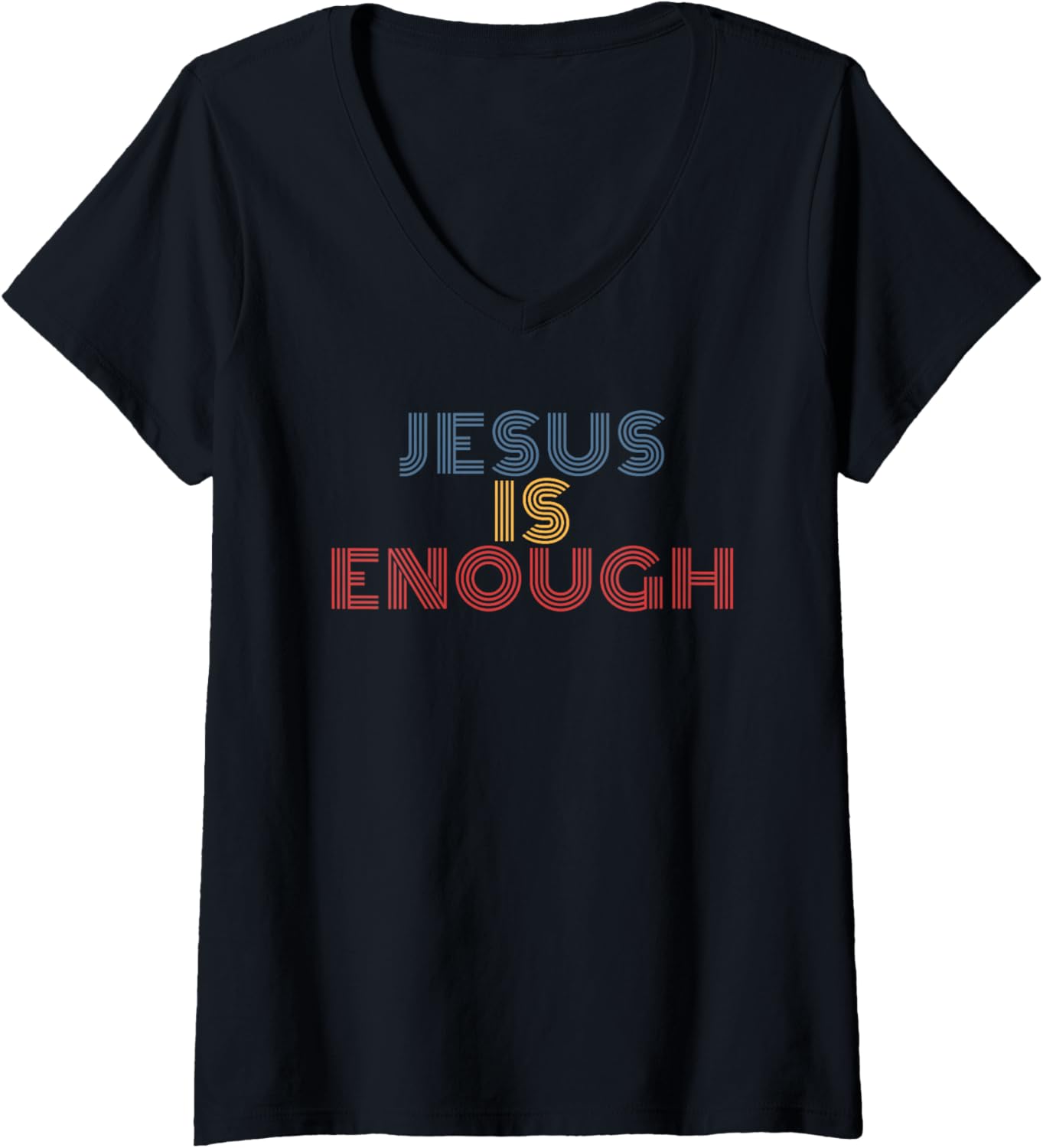 Jesus Is Enough Christian Inspirational Religious Retro