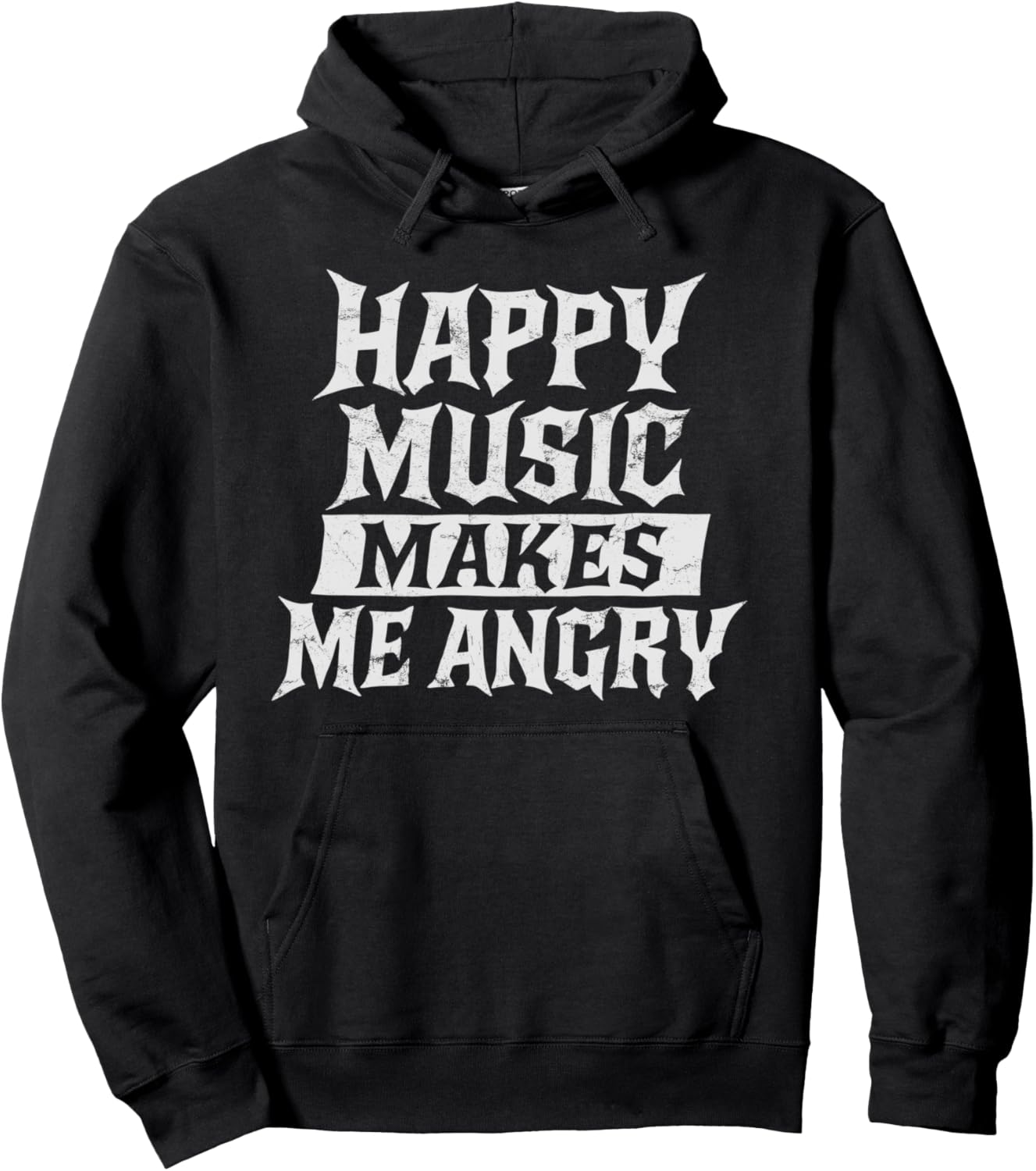 Happy Music Makes Me Angry Funny Rock