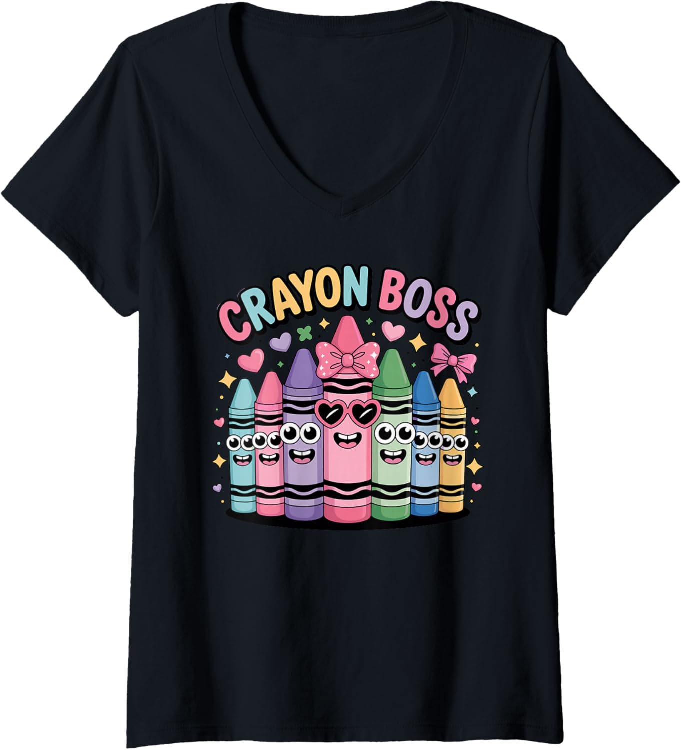 Crayon Boss Heart Eyes Cute Classroom Style
