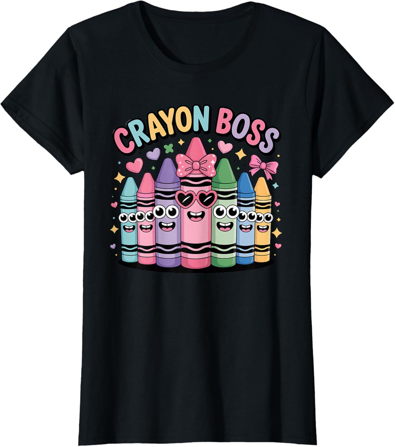 Crayon Boss Heart Eyes Cute Classroom Style