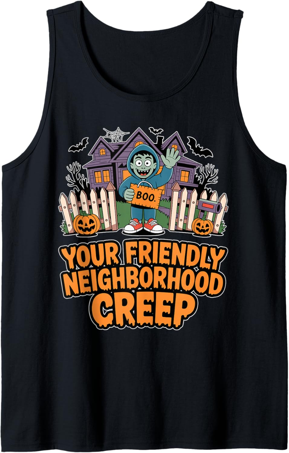 Friendly Neighborhood Creep Halloween Boo Haunted House