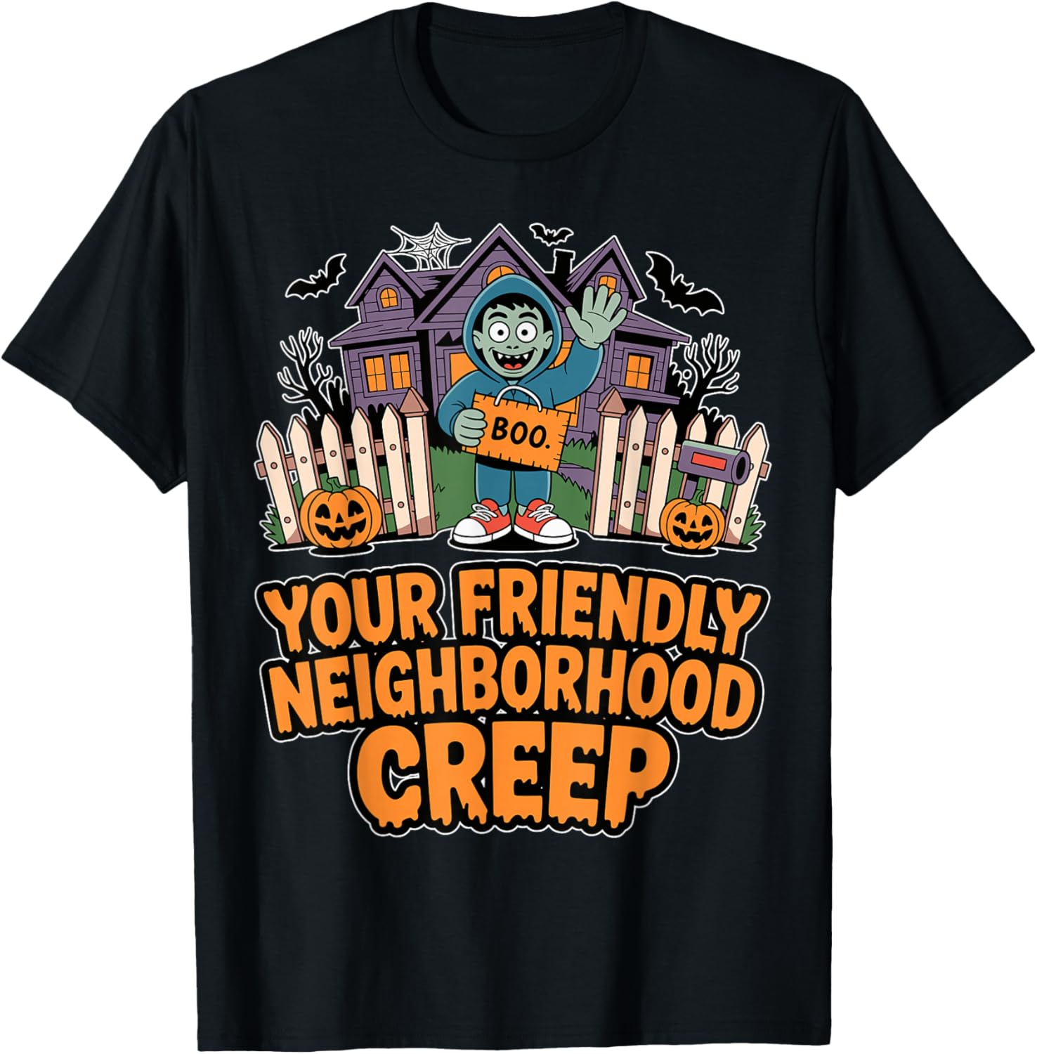 Friendly Neighborhood Creep Halloween Boo Haunted House