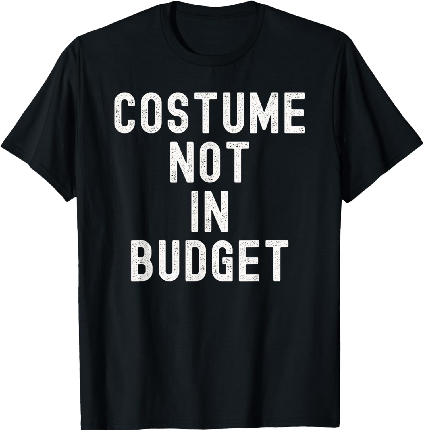 Costume Not In Budget Halloween Lazy Costume Funny