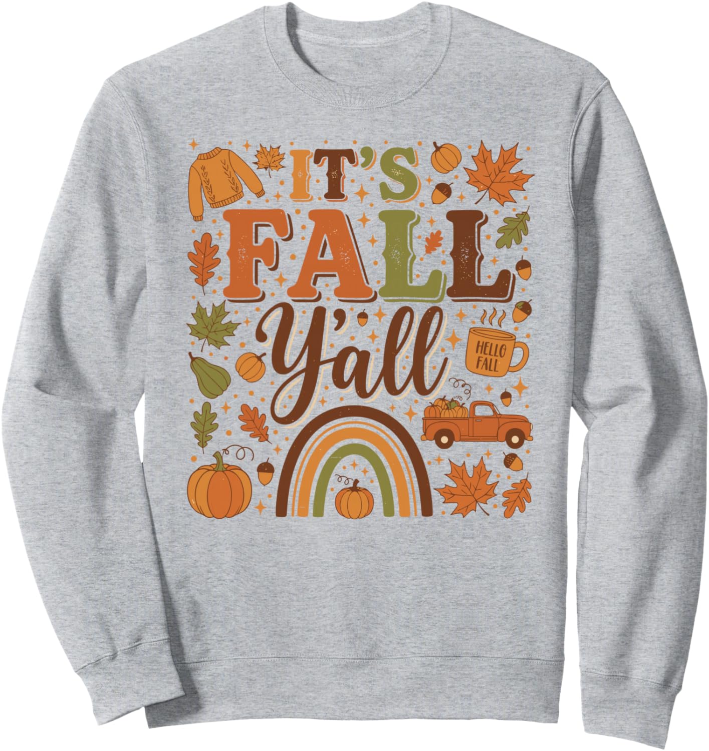 It's Fall Y'all Autumn Quote Pumpkin Patch Harvest Coffee