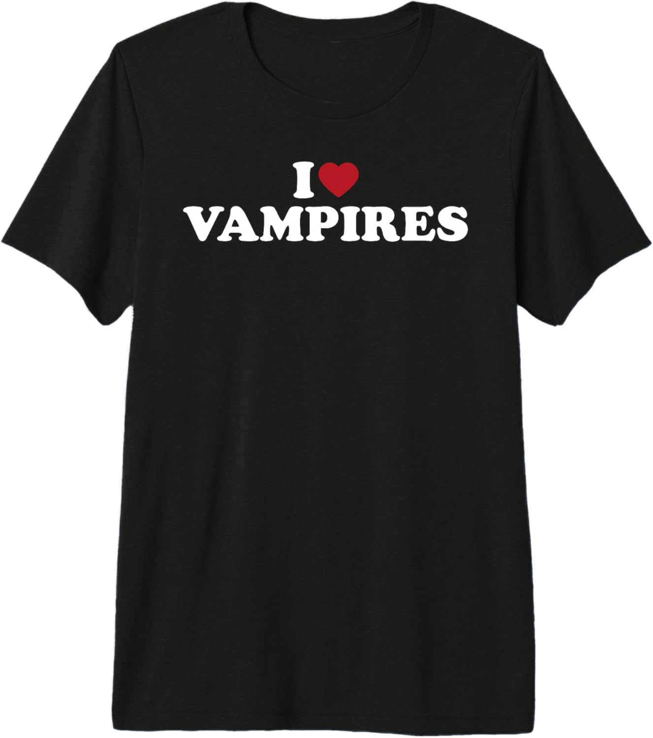 I Love Vampires Funny Horror Gothic Retro