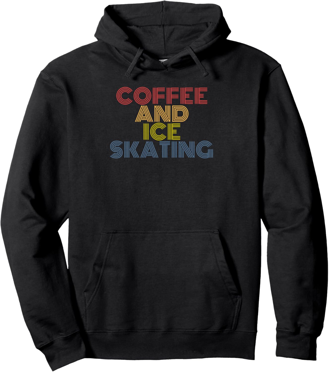 Coffee And Ice Skating Retro 70s Vintage Skater