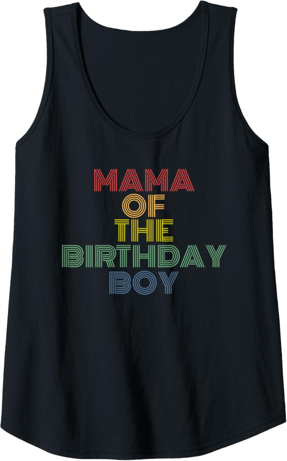 Mama Of The Birthday Boy retro 70s vintage
