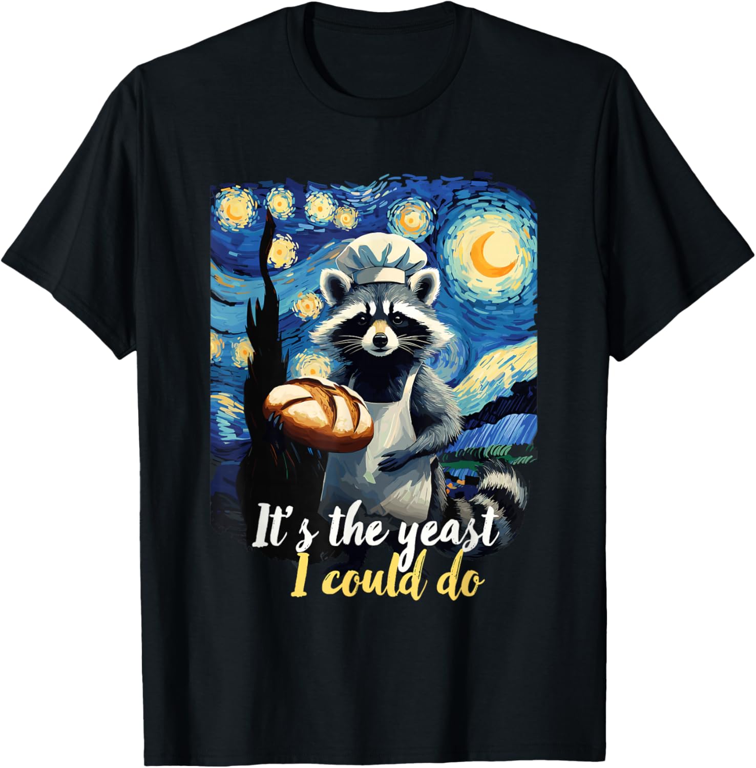 It's The Yeast I Could Do Raccoon Painting Fine Art